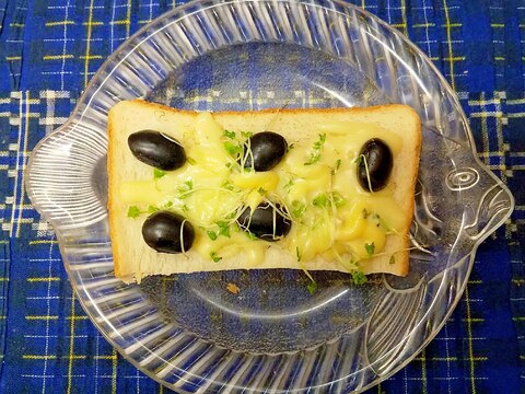 豆ピザトーストその2